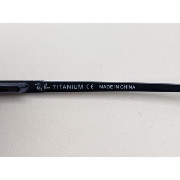 🕶️Ray-Ban RB1010 Titanium 3018 Eyeglasses 44/16 120 /KAC116🕶️ - Picture 4 of 10